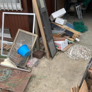 福岡県川崎町で車庫の整理・不用品回収