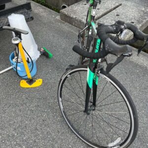 福岡県北九州市門司区でずっと放置していた自転車回収