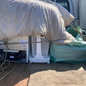 芦屋町で壊れた洗濯機の回収！ついでに布団も回収しました！