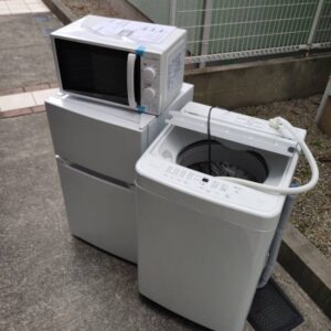 福岡県北九州市で不用になった冷蔵庫・洗濯機・電子レンジ回収