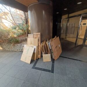 福岡市博多区で引越し後のダンボールや梱包材料回収