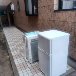 福岡県添田町で不用になった冷蔵庫・洗濯機回収