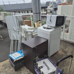 福岡市早良区で単身引っ越しの際に家電、家具処分