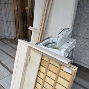 北九州市小倉の集合住宅11階におけるベッド解体・マットレス・洗濯機の回収